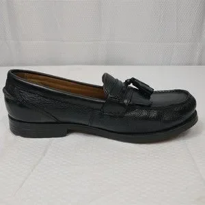 Mens Chaps Black Loafers Shoes Size 9.5 Chaps Carson Black Loafers Shoes Mens Size 12 Tassels Moc  main image 3